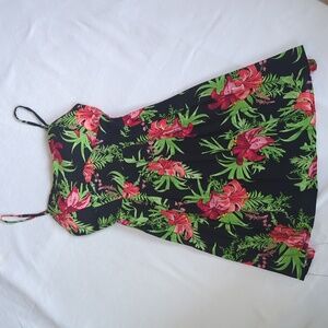 Floral Dress w/Adjustable Spaghetti Strap Sweetheart Neckline Size M